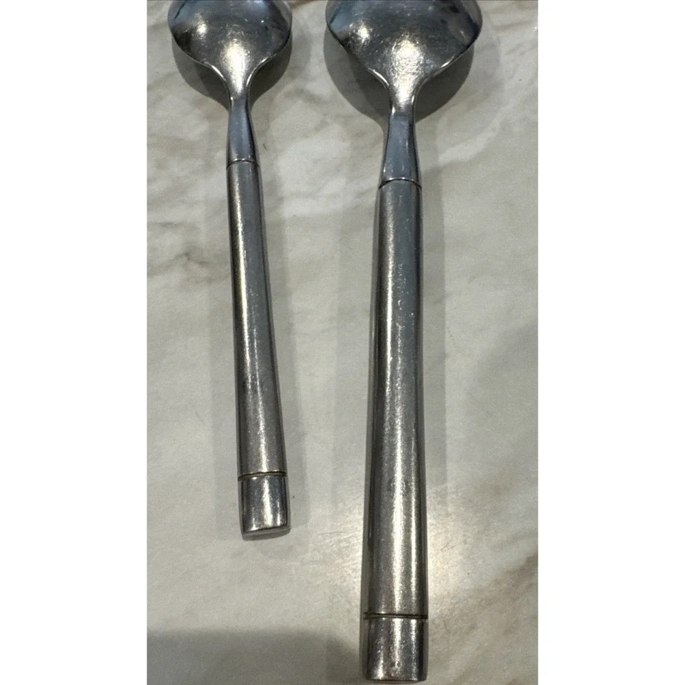 1 Teaspoon Spoon‎ 1 Tablespoon Cambridge Tripoli II Sand Stainless Glossy Dots